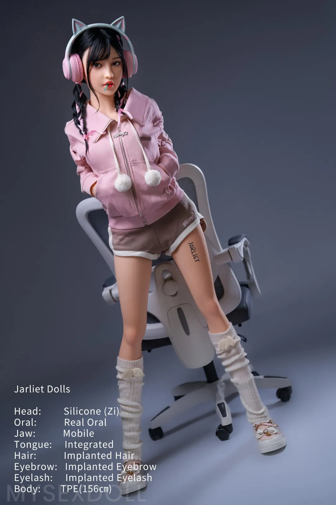 Jarliet | Latanya 5Ft 1/156cm Flexible Large Breast Silicone Head Sex Doll (Customizable)