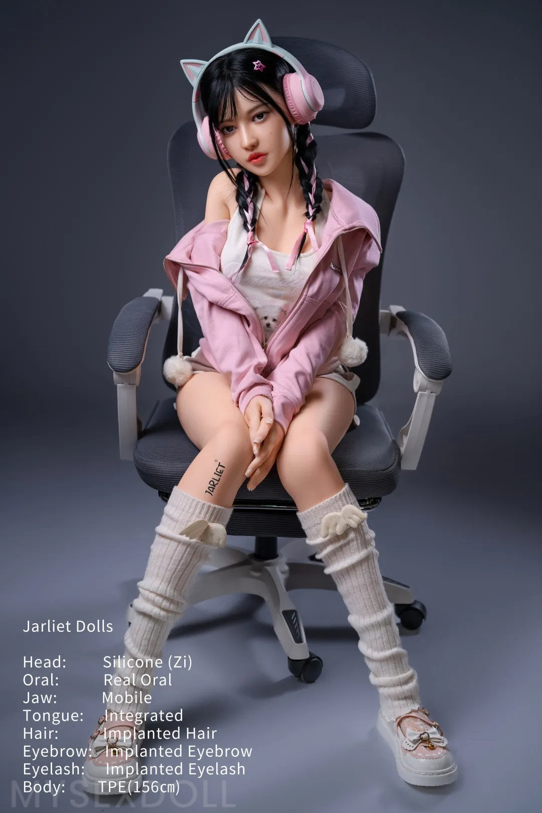 Jarliet | Latanya 5Ft 1/156cm Flexible Large Breast Silicone Head Sex Doll (Customizable)