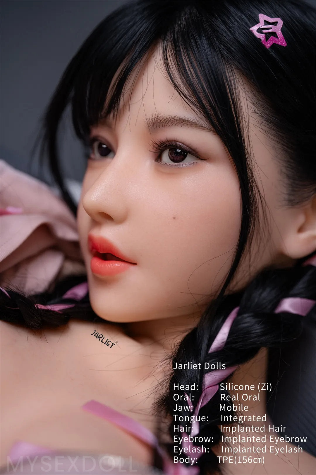 Jarliet | Latanya 5Ft 1/156cm Flexible Large Breast Silicone Head Sex Doll (Customizable)