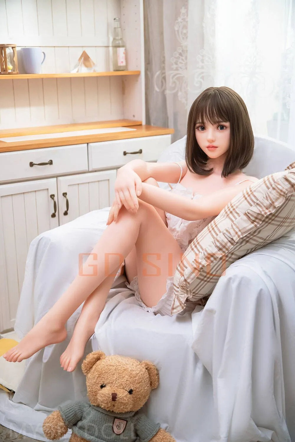 Sino | Morwen 5Ft 1/156cm Realistic Small Breast Silicone Sex Doll (Customizable)