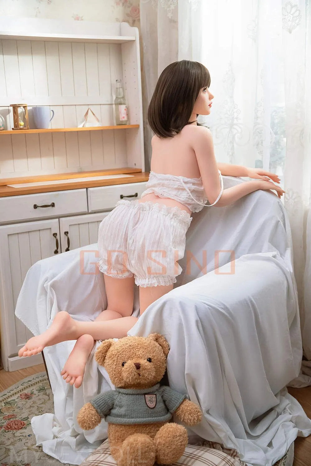 Sino | Morwen 5Ft 1/156cm Realistic Small Breast Silicone Sex Doll (Customizable)