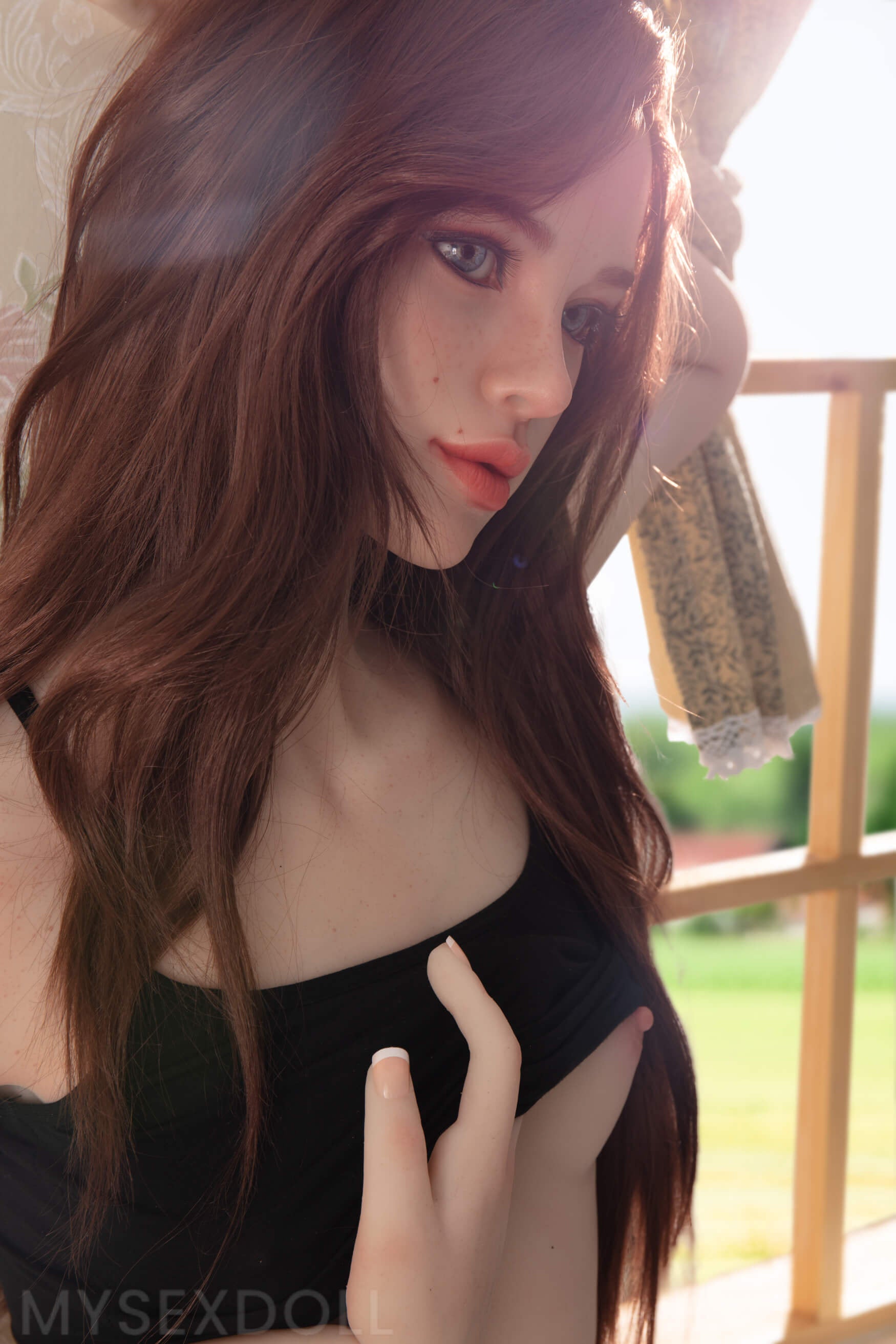 Starpery | Meghann 5Ft 7/171cm Realistic Small Breast Silicone Head Sex Doll (Customizable)