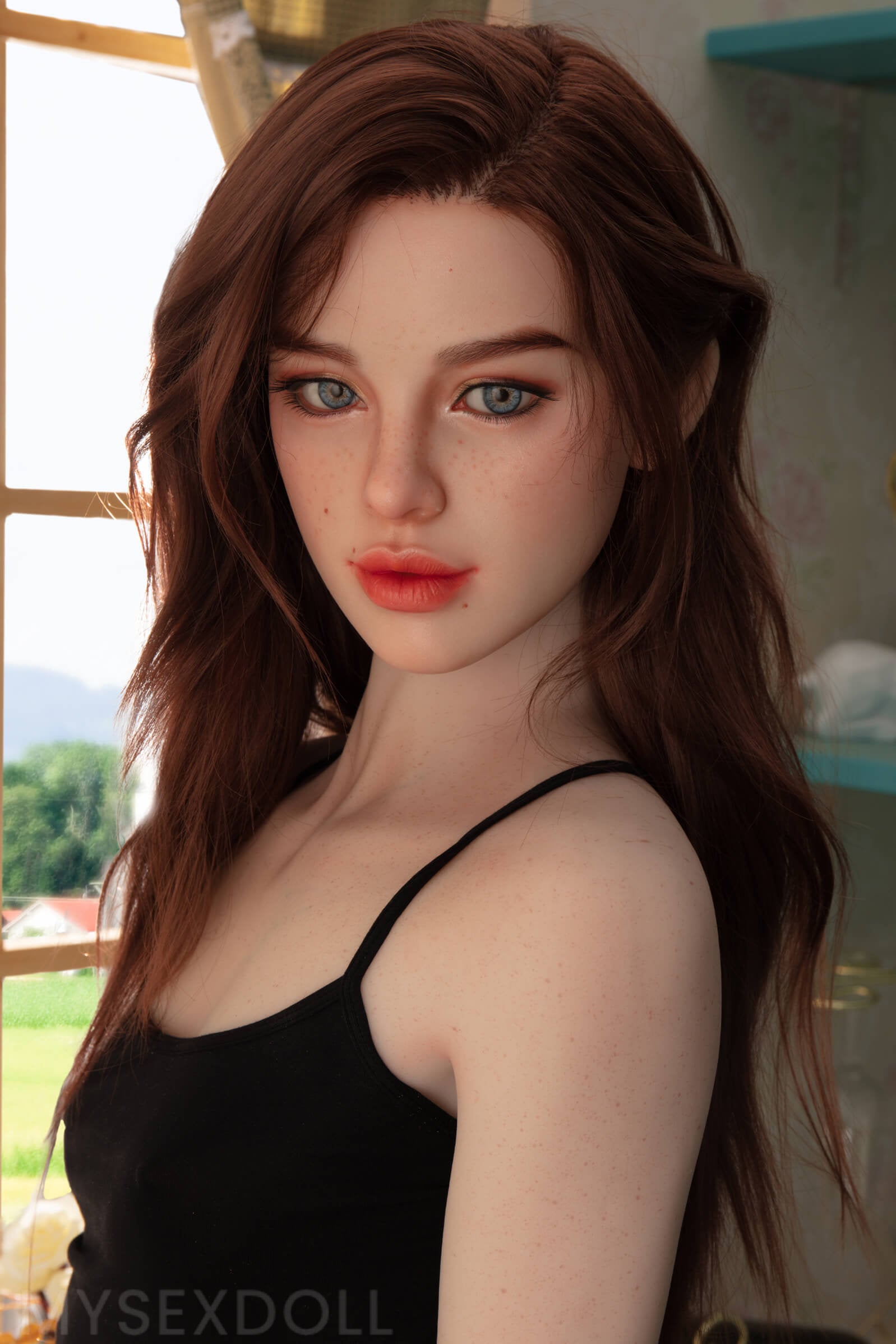 Starpery | Meghann 5Ft 7/171cm Realistic Small Breast Silicone Head Sex Doll (Customizable)