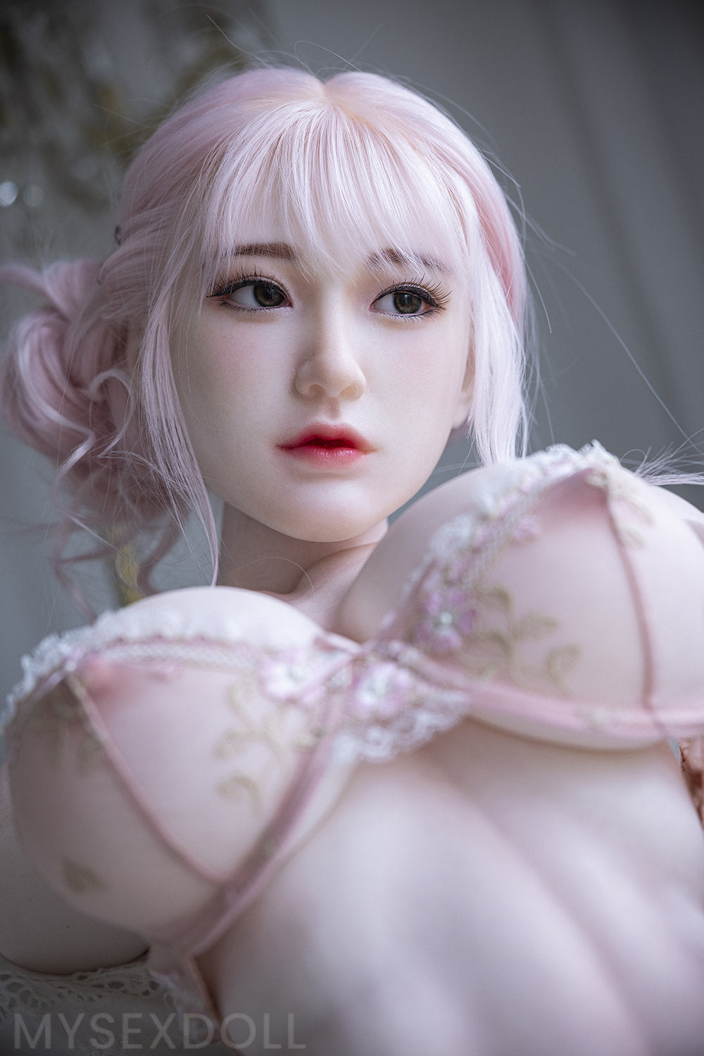 Starpery | Lillie 2Ft 9/85cm Realistic Large Breast Silicone Head Torso (Customizable)