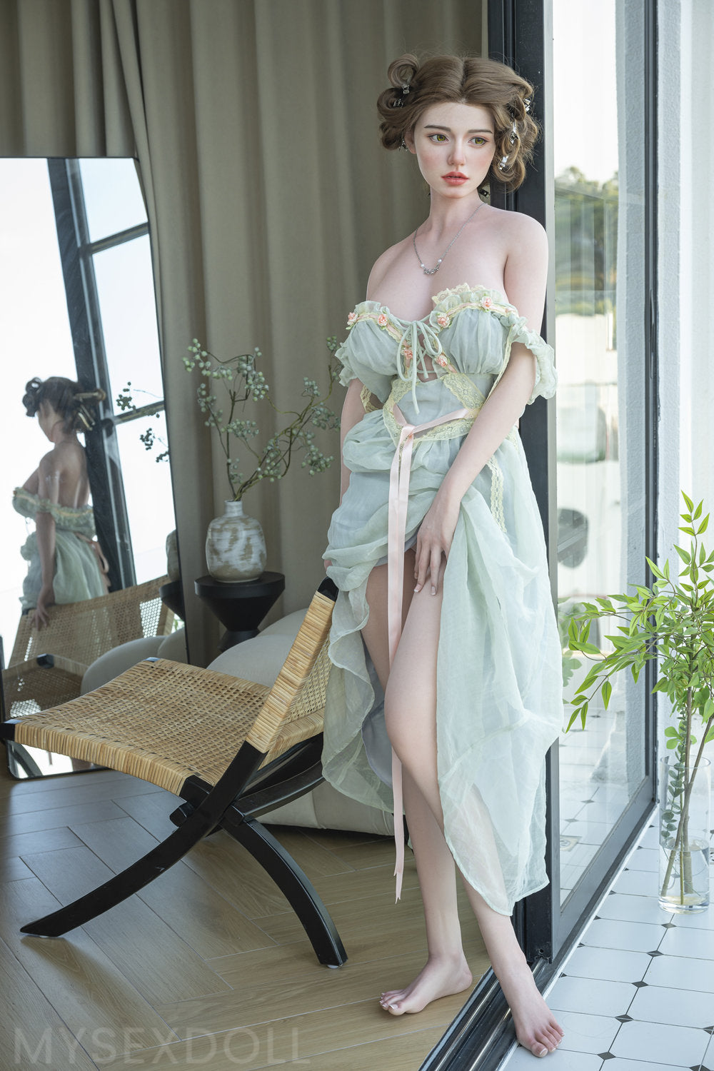 Starpery | Alondra 5Ft 7/171cm Refined Medium Breast Silicone Head Sex Doll (Customizable)