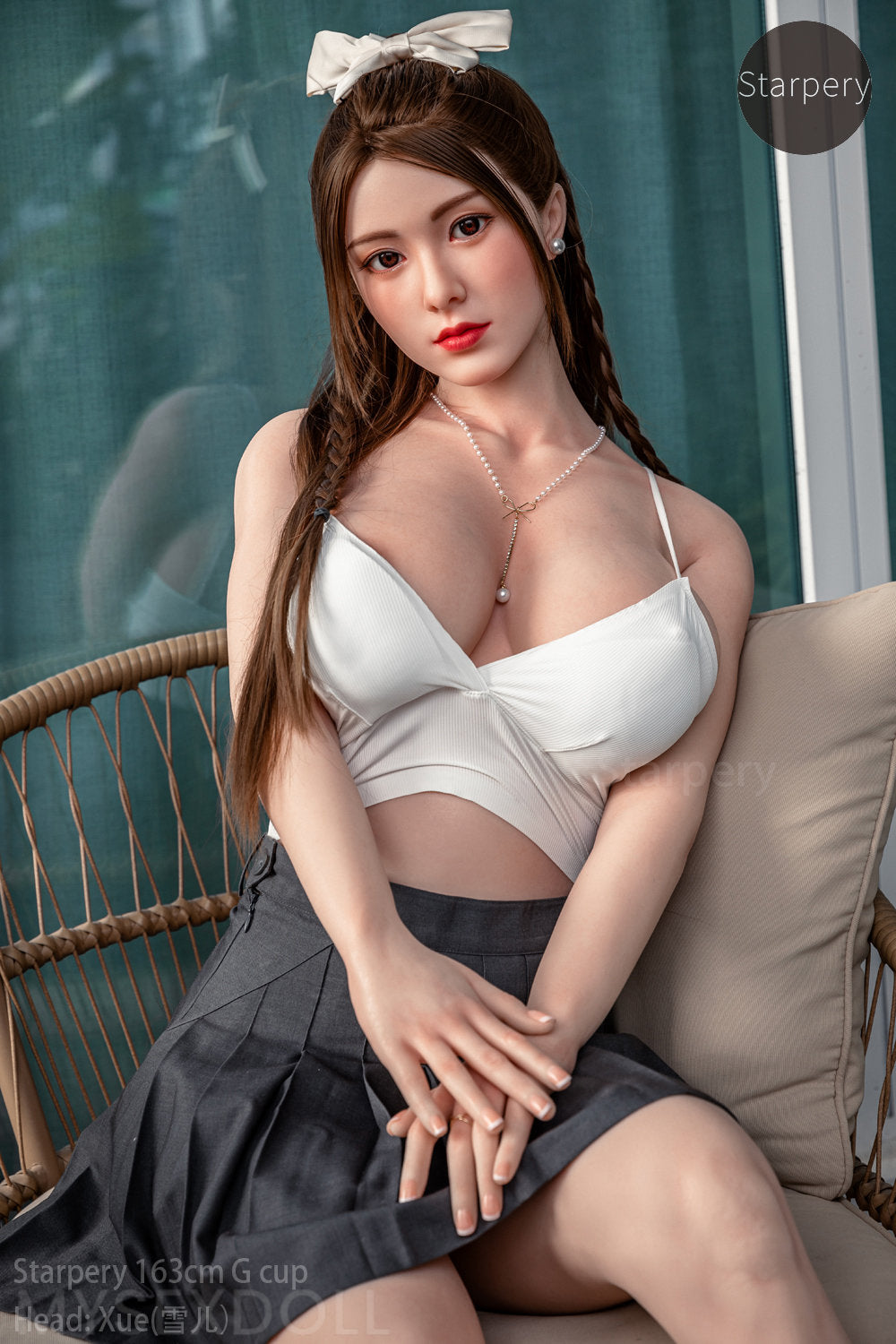 Starpery | Lavone 5Ft 4/163cm Elastic Large Breast Silicone Head Sex Doll (Customizable)