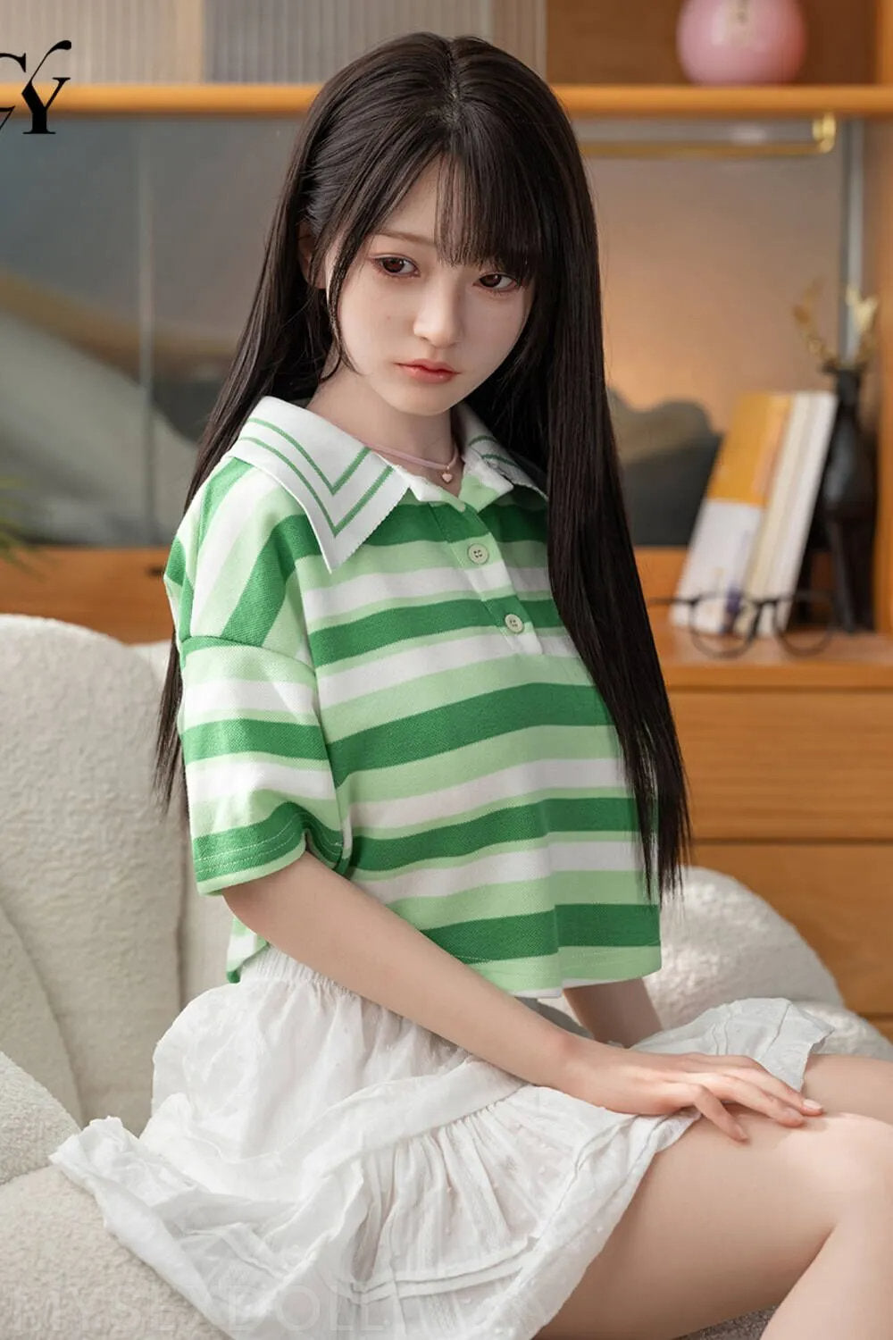 TOP-CYDOLL | Viviana 5Ft 2/157cm Elastic Medium Breast Silicone Head Sex Doll (Customizable)