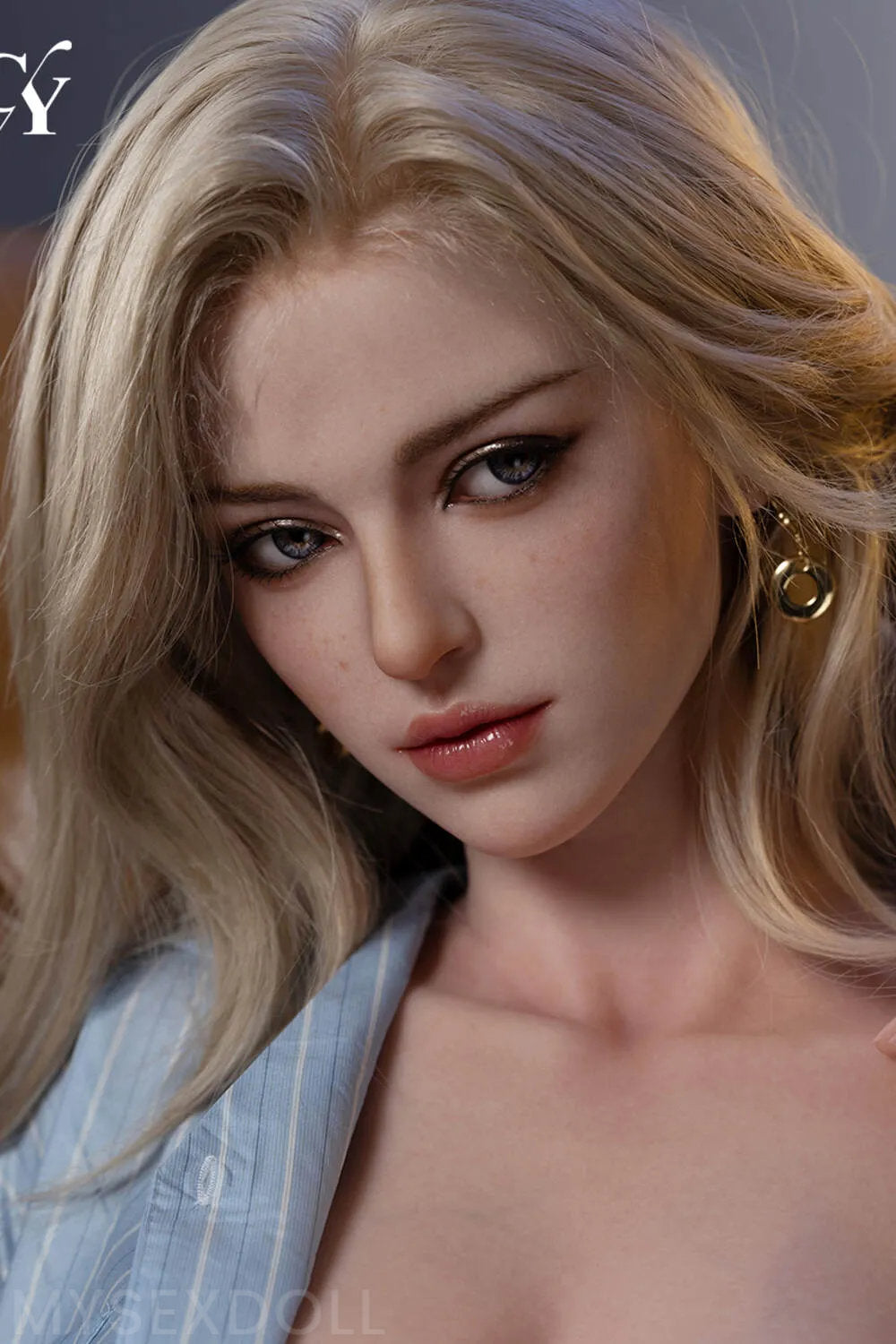 TOP-CYDOLL | Rhianwen 5Ft 6/168cm lifelike Large Breast Silicone Head Sex Doll (Customizable)