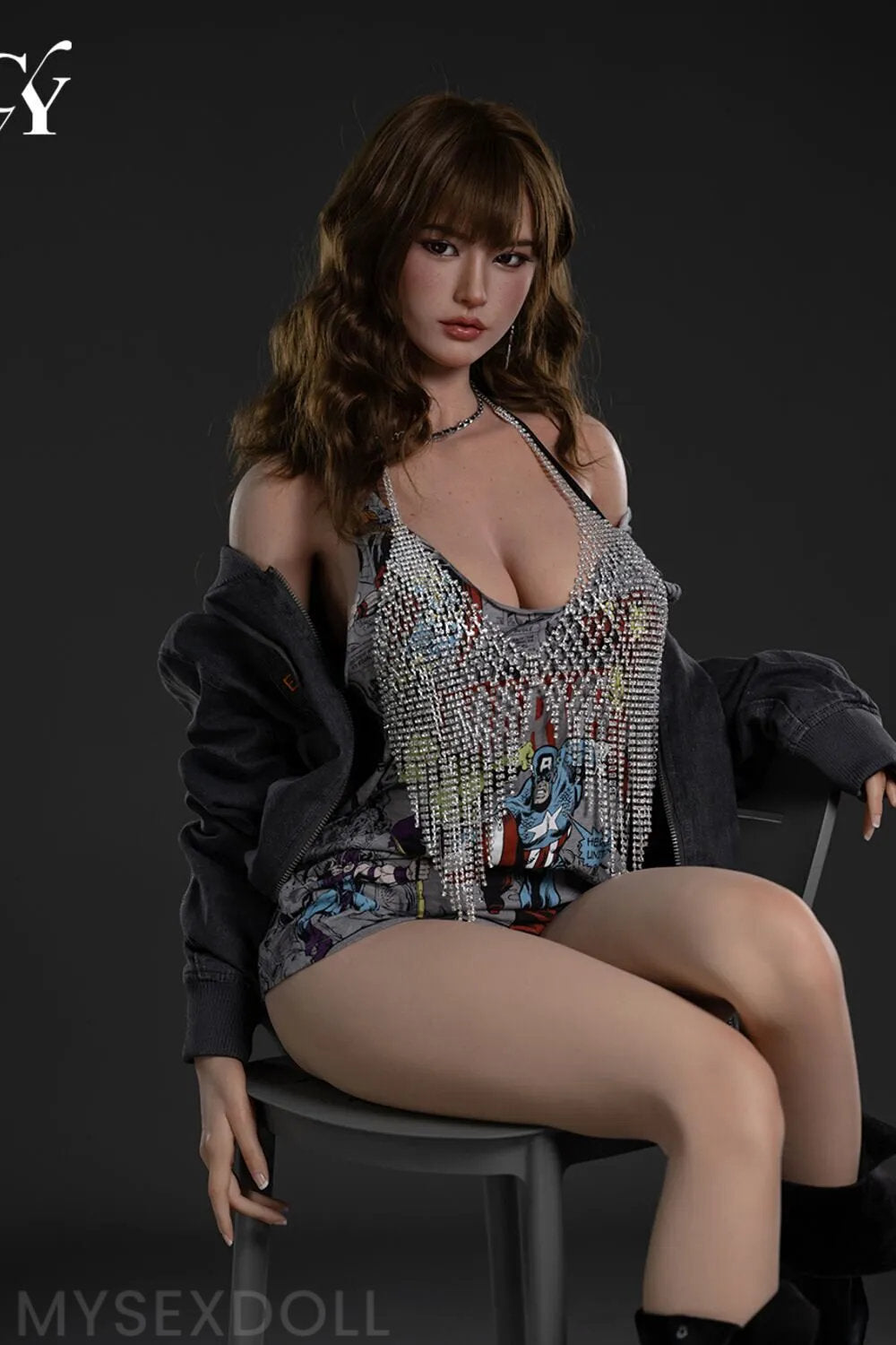 TOP-CYDOLL | Vespera 5Ft 6/168cm lifelike Large Breast Silicone Head Sex Doll (Customizable)