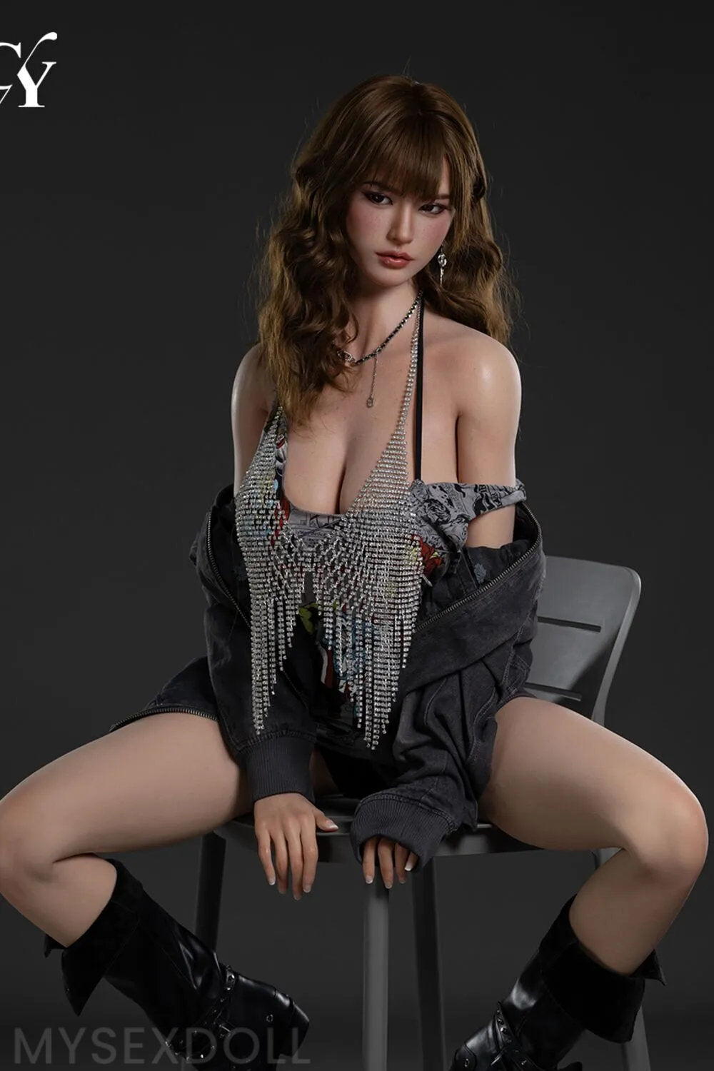 TOP-CYDOLL | Vespera 5Ft 6/168cm lifelike Large Breast Silicone Head Sex Doll (Customizable)