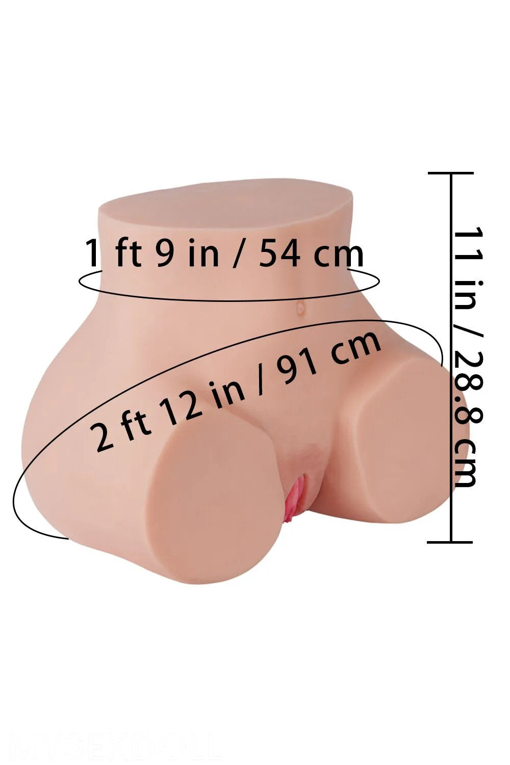 Tantaly | Danette 19.2LB Realistic Jiggly Ass TPE Mold (US Stock)