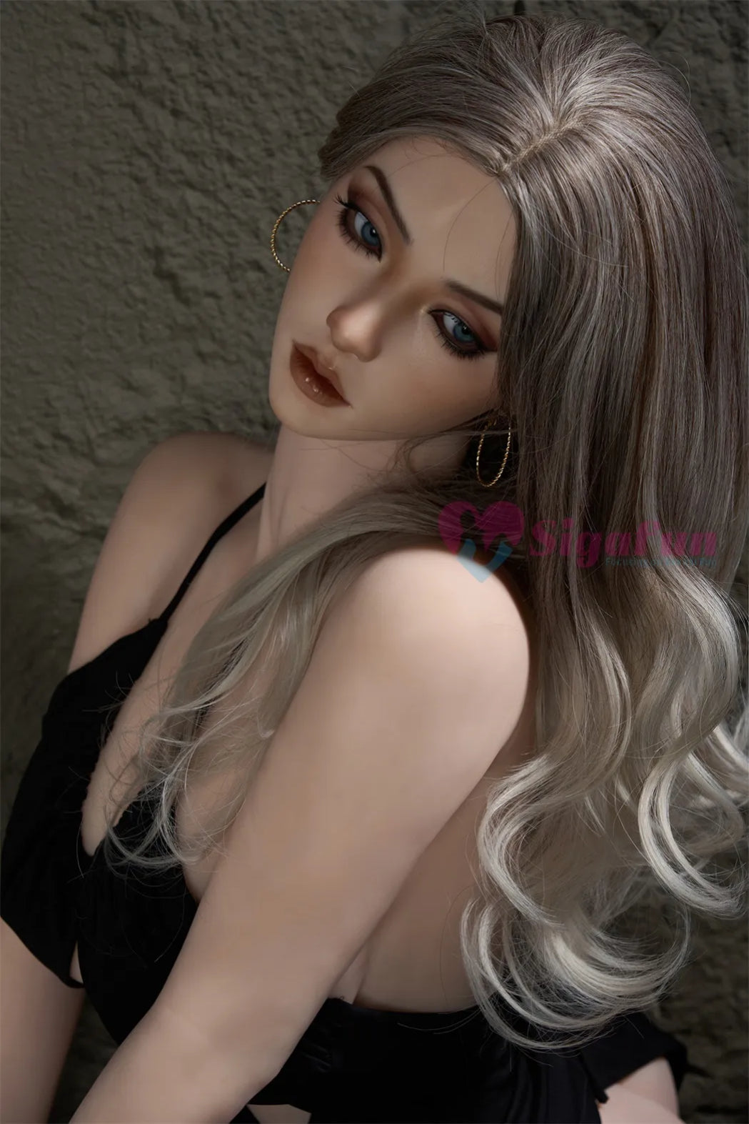 Sigafun | Ethyl 5Ft 5/164cm Flexible Large Breast Silicone Head Sex Doll (US Stock)